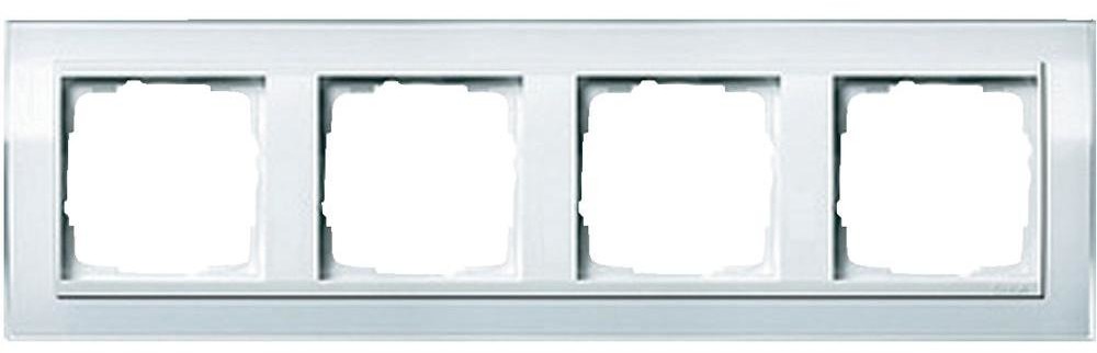 Gira Osłona Event ramka poczwórna jasna biała