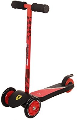 Ferrari Scooter 3 Koła Z Tworzywa Sztucznego Czarny Rozmiar Uniwersalny (68363)