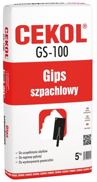 Cekol Gips szpachlowy GS-100 5 kg