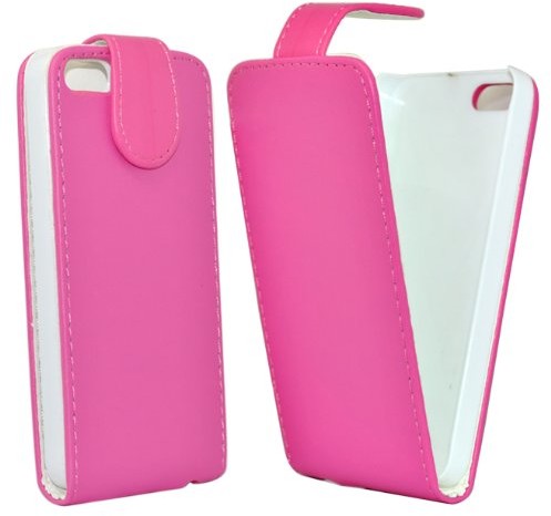 APPLE 24/7 domów-różowym designie eleganckie skórzane etui/torba/torba z zamkiem do iPhone 5