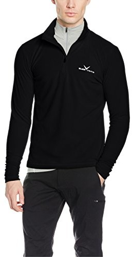 Black Crevice Herren Skirolli, Schwarz/Silber, 4Xl (BCR218531-BS-4XL_schwarz/silber_4XL)
