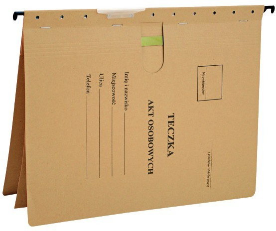 Esselte TECZKA ZAWIESZKOWA NA AKTA OSOBOWE Skoroszyt 10szt