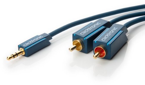Clicktronic ClickTronic Casual MP3 Adapter sieciowy (3,5 mm St. Jack/2 X cinch (szt.) 70471-GB