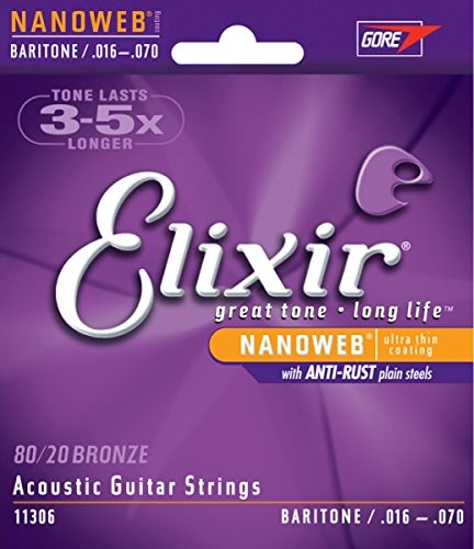 Elixir 11306 struny Acoustic Guitar 6 Baritone E11306