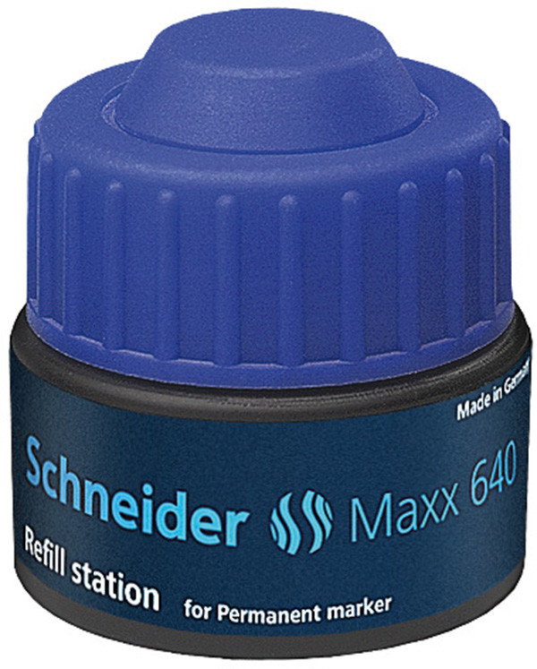 Schneider Stacja uzupełniająca Maxx 640, 30 ml, niebieski SR164003