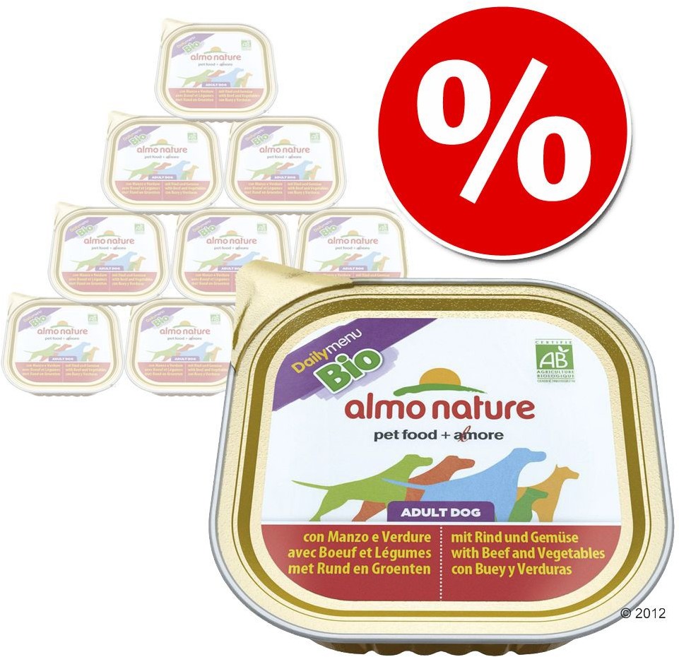 Almo Nature Classic Korzystny Pakiet Almo Nature Bio Paté, 18 X 300 G, W Super Cenie! - Z Kurczakiem I Ziemniakami