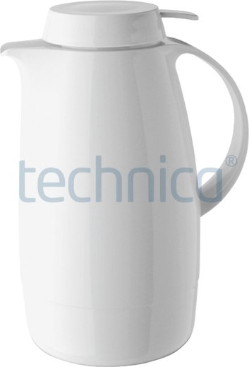 Helios Termos z tworzywa, z pokrywką 1,3 l, biały | , Servitherm HELIOS-7205-001
