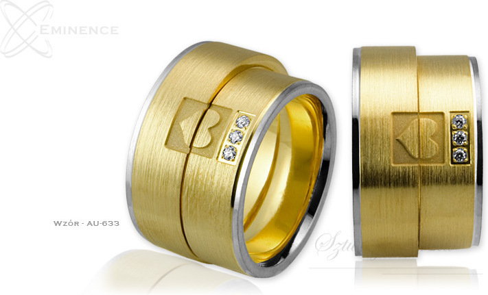 Eminence Obrączki ślubne - wzór Au-633