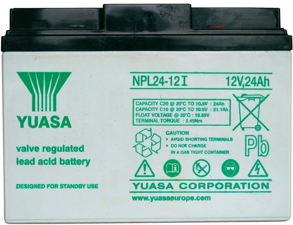 Yuasa Akumulator żelowy AGM Yuasa NPL24-12 12 V 24 Ah