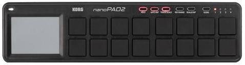 Korg nanoPAD 2 USB-MIDI kontroler czarny DAW MPC KRNANOP2B