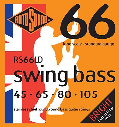 Rotosound rotos górne RD 66ld Swing Bass gitara basowa struny RS66LD