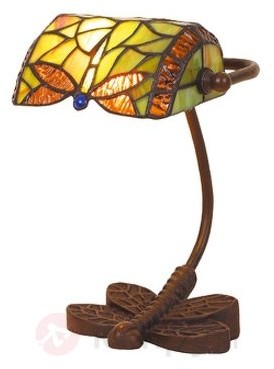 ARTISTAR ARTISTAR Świetna lampa stołowa DRAGONFLY ręcznie wykonana