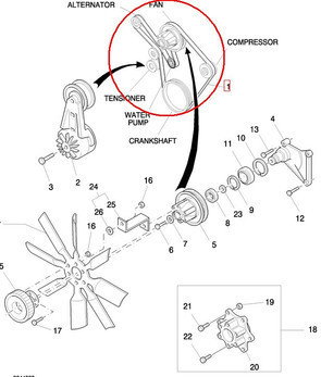 CNH PASEK WIELOKLINOWY 86013678