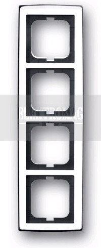 ABB SOLO CHROM POŁYSK Ramka X4 [1724-80G]
