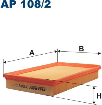 Zdjęcia - Filtr powietrza Filtron  AP108/2 