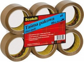Scotch 3M Taśma pakowa 50x66 brązowa 3M371B