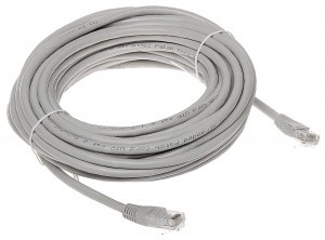 ABCVISION PATCHCORD RJ45/6/10-GREY UTP kat.6 SZARY 10m