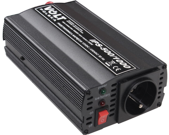 VOLT POLSKA PRZETWORNICA IPS-500/1000 12V / 230V 500/1000 W IPS-1000 PLUS
