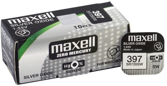 Maxell bateria srebrowa mini 396 397 SR 726 SW G2