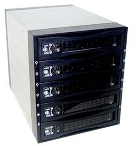 Fantec SNT-BA3151  1 Backplane 5 x 8,89 cm czarna Hot Swap aluminiowa 8 cm wentylatory Przytwierdzaj ogłoszenia wpuszczane na SATA/SAS HDD do 3 x 8,89 cm 6 X LED 2338