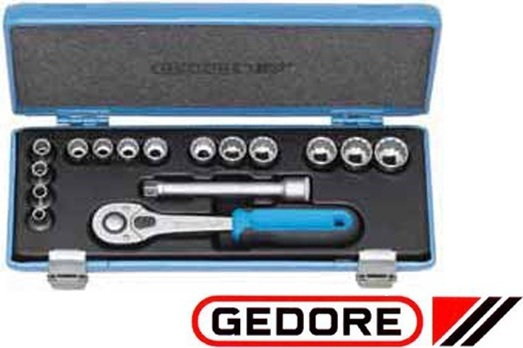 Gedore Zestaw kluczy trzpieniowy 3/8 z grzechotką dwukierunkową D 30 JMU-10, 1 (2682893)