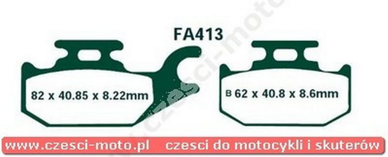 EBC Klocki hamulcowe SFA413HH