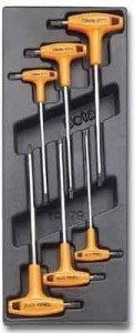 BETA Kpl. kluczy trzpieniowy profil torx 6szt. 2424/T55