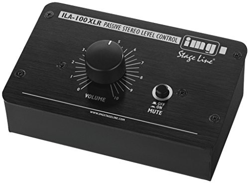 IMG StageLine ILA-100 X LR wersji pasywny regulator poziomu Stereo (XLR) Czarny 21.2910