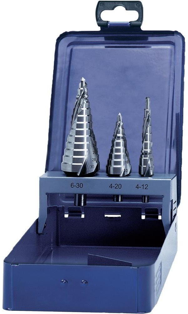 HSS Eventus Zestaw wierteł stożkowych stopniowych Eventus 17334 4 12 mm 4 20 mm 6 30 mm 3 szt 1 zest