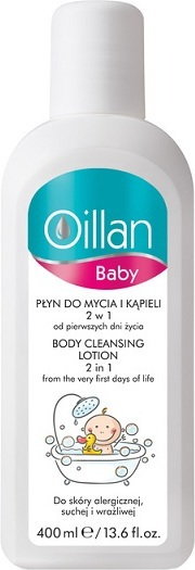 Oillan Baby Płyn do mycia i kąpieli 2w1 400ml