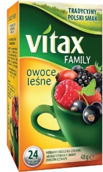 Vitax FAMILY OWOCE LEŚNE 24 TOREBKI zakupy dla domu i biura 46838744