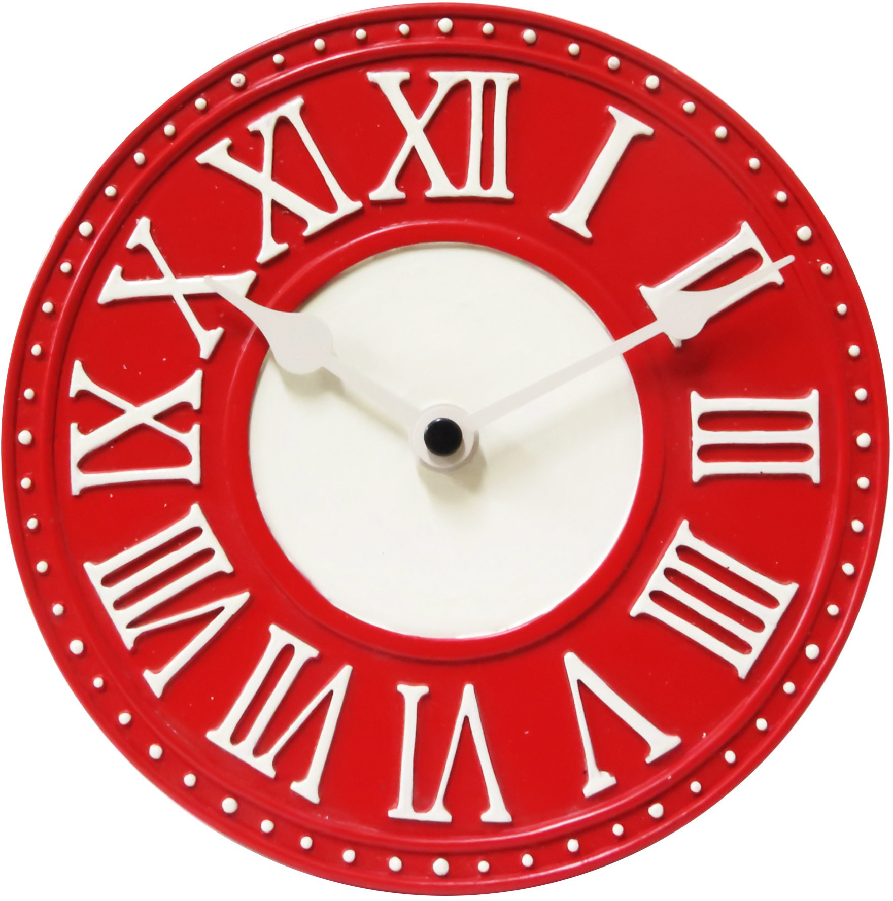 Nextime Zegar stołowy London czerwony 5187ro
