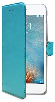 Celly WALLY Wallet pokrowiec ochronny z wbudowaną funkcją stojaka do iPhone 7 Tiffany