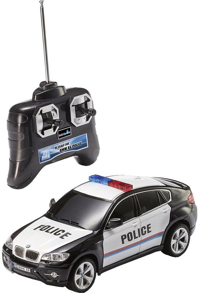 Revell Control Samochód RC dla początkujących Control BMW X6 Police 1:24 Elektryczny 190 mm 180 g RtR