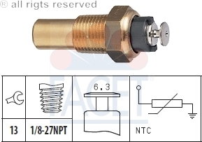 FACET Czujnik, temperatura płynu chłodzącego 7.3005