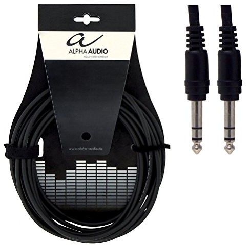 Alpha Audio Alpha 190340 Basic Line przewód krosowy (0,9 m, na wtyk stereo jack stereo audio) 190340