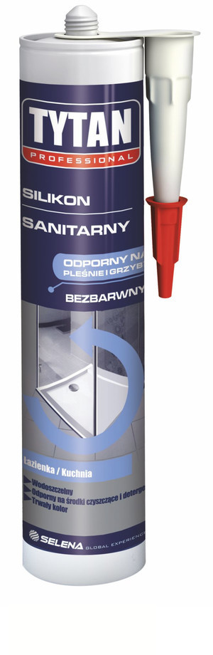 Tytan Silikon sanitarny Professional biały 310 ml SIT-NS-BI-031