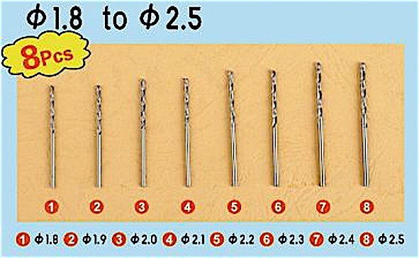 Trumpeter Twist Drilling Auger Bit set 3