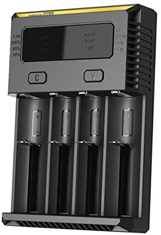 Nitecore Ładowarka sieciowa z baterią Smart, igrace  Universal Smart firmy ładowarka do baterii litowo-jonowa/IMR/lifep04/Ni-MH/Ni-Cd 22650 25500 26500 26650 18500 18650 12500 14500 10440 rcr123 bateri i4