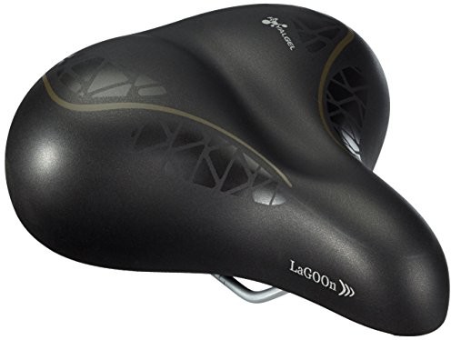 Selle Royal Show-Gel 6469 Siodełko Żelowe Do Rowerów Turystycznych I Miejskich, Z Amortyzacją Elastomerową, Czarne (2077877)