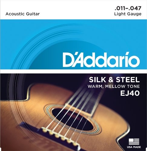 D'Addario Silk and Steel Strings EJ40