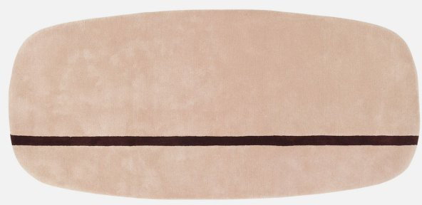 Normann Copenhagen Dywan Oona 90x200 cm jasnoróżowy  602446