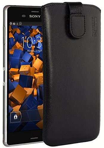 Mumbi prawdziwe etui skórzane etui do Sony Xperia Z3/Xperia Z3 Dual torba skórzana (klapka z funkcją wyciągania pomoc do wyciągania)