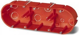 Elektroplast Puszka podtynkowa karton-gips PK-3x60 K-G 0234-00 POMARAŃCZ.