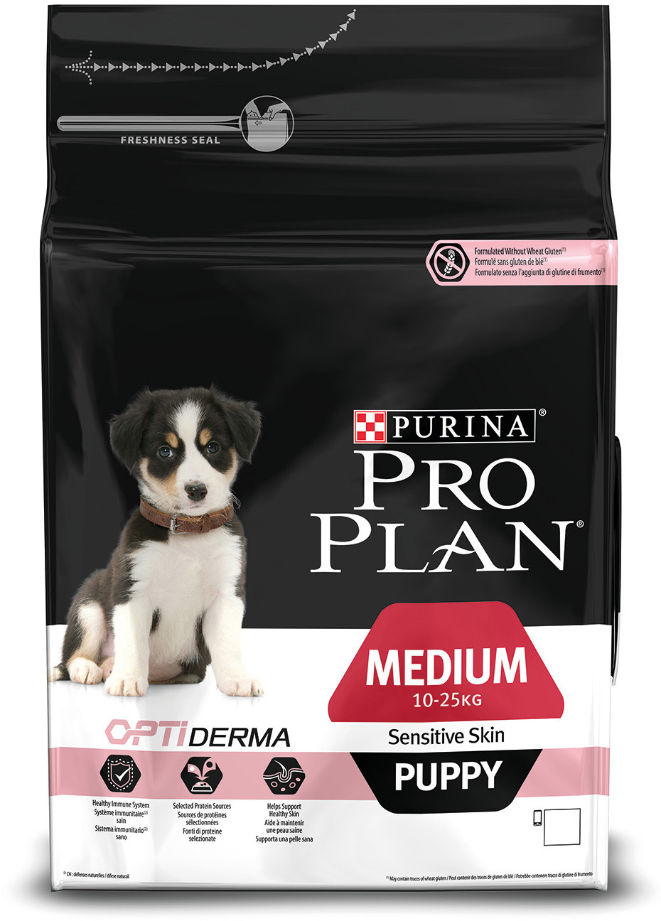 Purina Pro Plan Optiderma Sensitive Skin Medium Puppy 3 kg