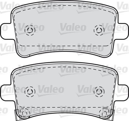 VALEO klocki hamulcowe 601049 601049