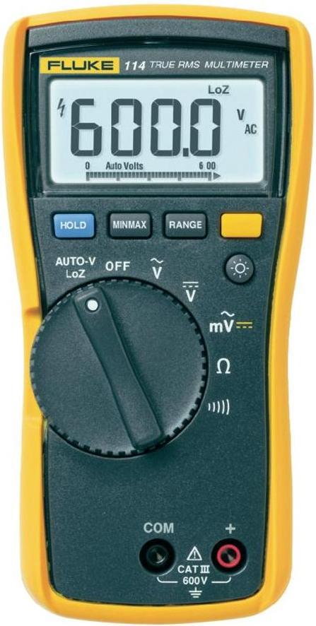 Fluke Multimetr cyfrowy 114 TRMS CAT III 600 V (2583552)