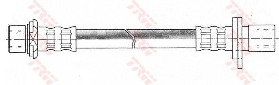 TRW Przewód hamulcowy elastyczny PHA384
