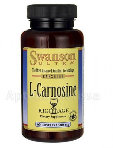 SWANSON Health Products L-Karnozyna 500 mg 60 kaps