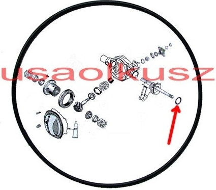 CROWN Uszczelniacz piasty tylnej Jeep Commander
